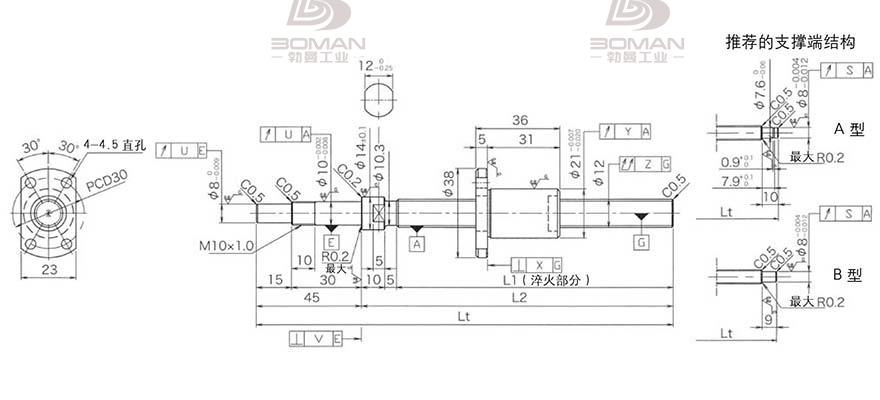 KURODA DP1203JS-HDPR-0400B-C3S 黑田精工的滚珠丝杆怎么样