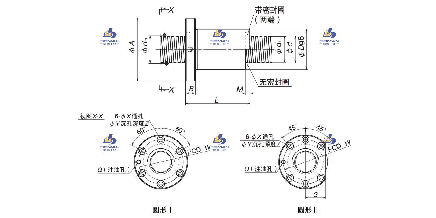 ZFD3206-6-NSK SFD滚珠丝杠